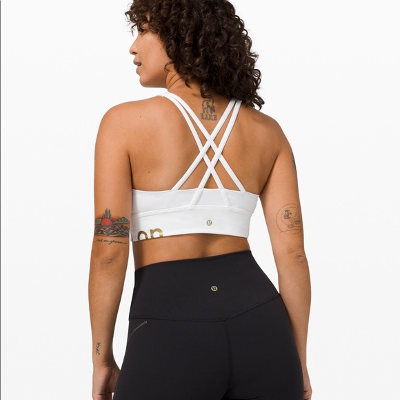 Lululemon Energy Bra Zip Special Edition - White - Picture 3 of 7
